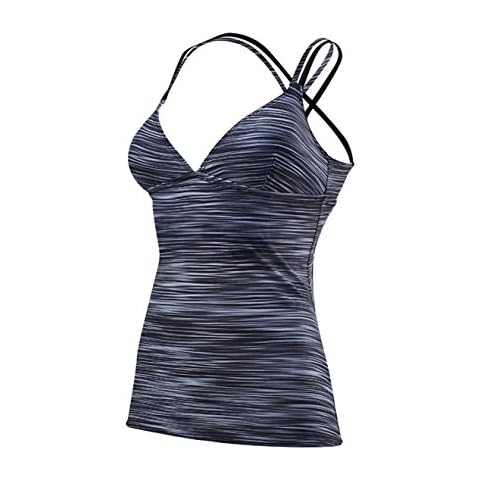 TYR Damen Arvada Brooke Tank Badeoberteil, Damen, TBAR7A, Schwarz, S Cover
