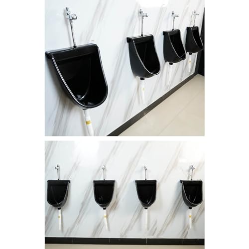 Wall Mounted Commercial Plastic Urinals for Men, Universal Washout High Efficiency Urinal Outdoor Toilet Urine Diverter, Bathroom Adult Garage Urinal, Waterless Urinal with Hose - Thumbnail 5