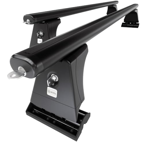 Barres de toit aluminium Mossa pour Mercedes GLC C253 Coupé SUV 2016-2023 noir