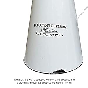 Cwenamelwarepitchercarafecountryrusticprimitiveenamel Urban Country Home Decor Cw enamelware pitcher carafe country rustic primitive enamel urban country home decor