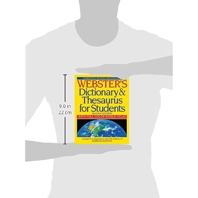 Webster's Dictionary & Thesaurus for Students With Full-Color World Atlas Paperback May 1, 2011