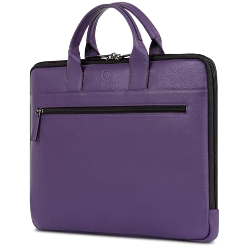 Sacoche en cuir véritable VON HEESEN ordinateur 16 pouces héritage
