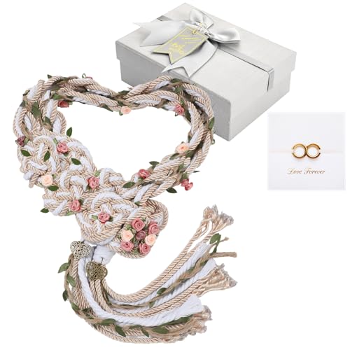 ReliThick Wedding Lasso Handfasting Cord for Wedding Ceremony Rustic Lasso Lazos Cord Traditional Catholic (Gentle Color)