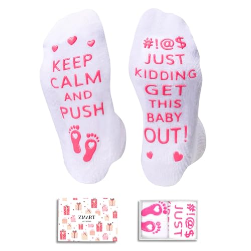 Zmart Pregnancy Gifts Ideas - Pregnancy Socks for Expecting Mom, Expecting Mother's Day Gifts