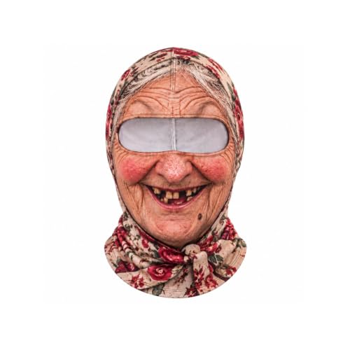 Christmas Masks for Adults 3D Funny Realistic Balaclava Old Man Ski Mask - image 1