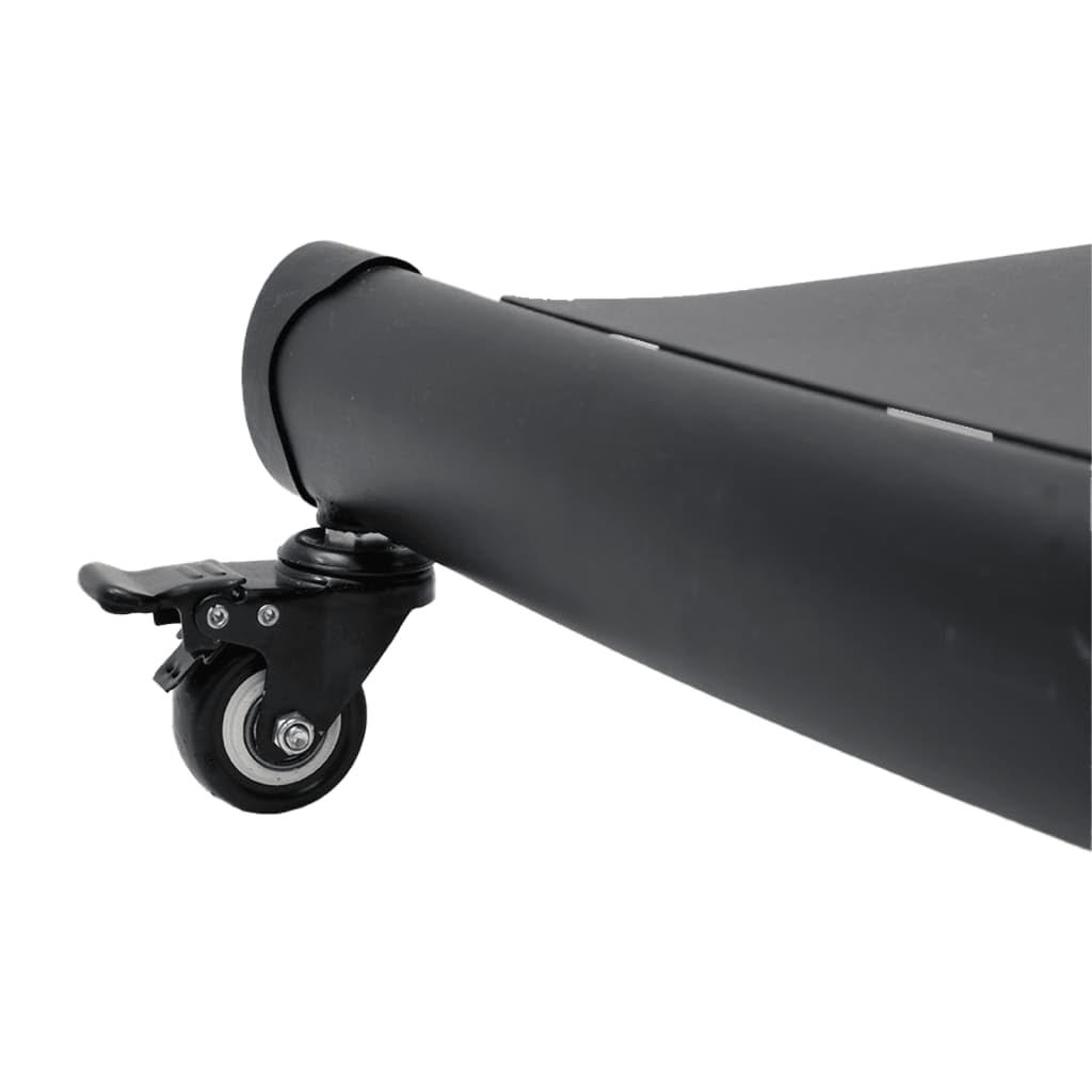 Supporto TV su ruote, altezza regolabile 32-70 pollici, acciaio verniciato a polvere, max VESA 600 x 400, portata 60 kg, con ripiano e gestione cavi per ufficio, soggiorno, gaming