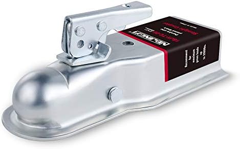 NBJINGYI 2" X 3" Trailer Coupler 3500 lbs, Towing Boat Straight Coupler