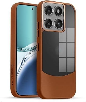 Image of MINTZZ Moto Edge 60 Fusion Back Cover, Leather Design, Protective Cover with Camera Lens Protection, Premium Grip & Slim Fit Durable, Edge 60 Fusion Case (Brown, Moto Edge 60 Fusion)