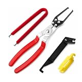 KUBOJSDLZ 4-Pack Relay Fuse Puller Pliers - Professional Automotive Tool Set for Tight Spaces