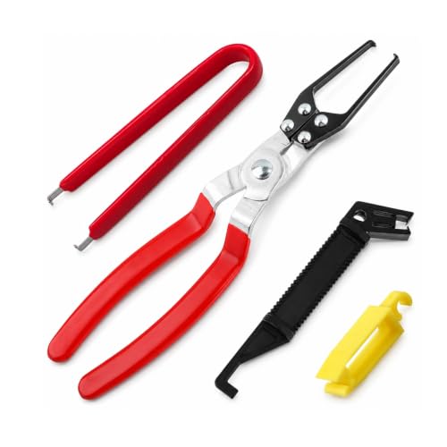 KUBOJSDLZ 4-Pack Relay Fuse Puller Pliers - Professional Automotive Tool Set for Tight Spaces