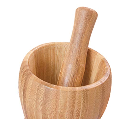 LOVIVER Espremedor De Almofariz Manual De Imprensa De Alho Conjunto De Pimenta Spice Grinder Herb Po