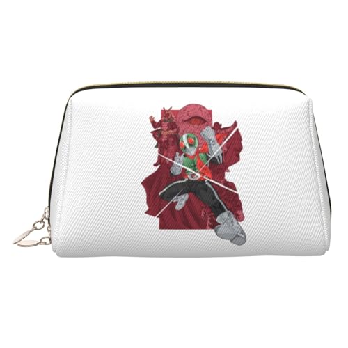 化粧ポーチ 仮面ライダー レディース メイクポーチ 化粧バッグ メンズ トラベルポーチ レザー 小物入れ かわいい おしゃれ 可愛い 化粧品収納 大容量 防水 多機能 旅行 持ち運び便利