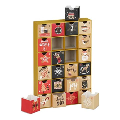 Relaxdays Adventskalender zum selbst Befüllen Cover