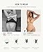 FeelinGirl Shapewear Bodysuits for Women Tummy Control Body Suits Thong Body Shaper Deep V Neck, Clay, M