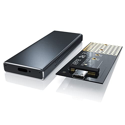 Festplattengehäuse CSL-Computer USB 3.2 Gen2 10 Gbit/s M.2 für NVMe SSDs