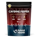 Cayenne Pepper Capsules | 120 Capsules | 1000 MG | 100% Natural | Cayenne Pepper Supplement | Vegan Non-GMO Zero Additives | UK Brand