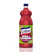Cottee's Cordial Apple Raspberry Flavoured Fruit Juice Bottle, 1 Liter