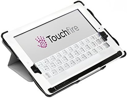 Touchfire Ultra-Protective Magnetic Case & 3-D Keyboard AND Storage Case AND Wall Mount - BUNDLE for iPad 2,3,4 (Grey)