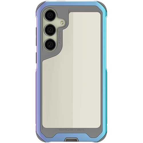 Coque Galaxy S24 Plus Ghostek Atomic Slim transparente et antichoc en aluminium prismatic