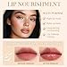 Skynest 4PCS Tinted Lip Butter Balm - Conditioning Vegan Lip Care for Instant Moisture, Shine & Hydration - Sheer-Tinted, Soothing Softens Dry Lips（A）