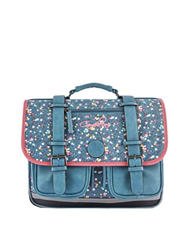 Cartable Scolaire 38cm Caméléon Vintage Fantaisy avec 2 Compartiments