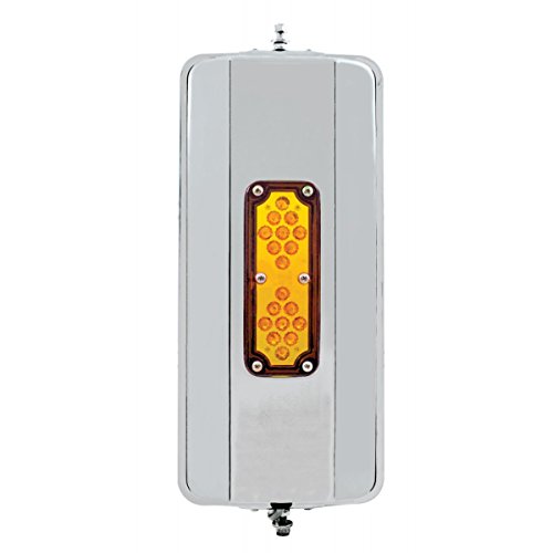 United Pacific 86500B Led Stainless West Coast Mirror - 7