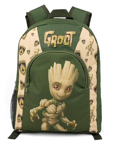 Marvel Groot Mochila para niños | Chicas Chicos Verde Guardianes