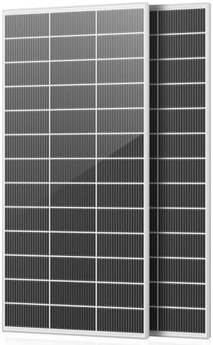 440W PV Modul für 12V Batteries, N-Type Monocrystalline Solar Module, 2 x 220W Solar Panel, 18BB Solar Panel für Caravan, Yacht, RV, Jardín, Boot