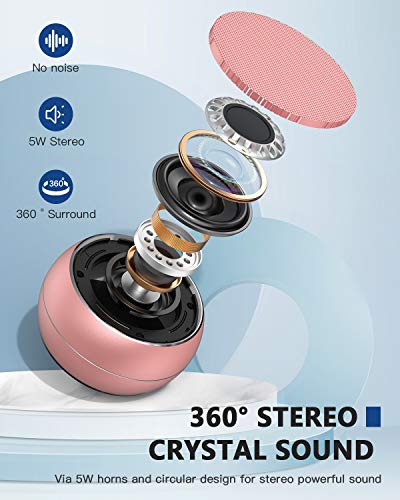 Nubwo Portable Bluetooth Wireless Speaker With Bass Tws, Bulti In Mic, 15H Playtime Small Speaker For Iphone, Ipad, Mac, Tablet, Echo #TOP1