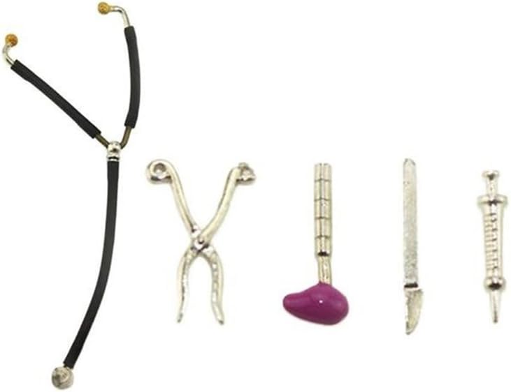 bismarckbeer Dollhouse Accessories, Miniature Medical Equipment Set Kids Collection Toy