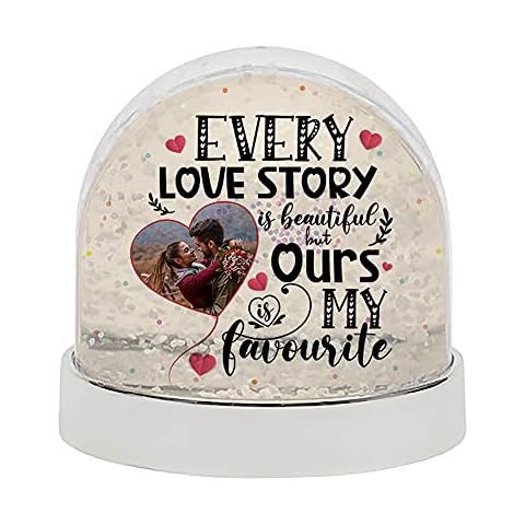Personalised Glitter Snow Globe Gift Cover