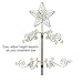 HOHIYA Rotating Ornament Display Tree Stand 24 Inch Metal Wire Hook Hanger for Hanging Christmas Balls Halloween Ornaments Craft Display Easter Decorations Tabletop Taiwan Made Brass Gold