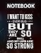 I Want To Kiss Every Bug Notebook CollegeRuled / 130 Pages / Large 8.5''x11''