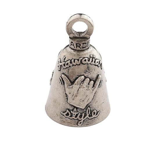 Image of Guardian Bell Good Luck Bell w /Keyring & Black Velvet Gift Bag | Motorcycle Bell | Lead-Free Pewter | Made in USA