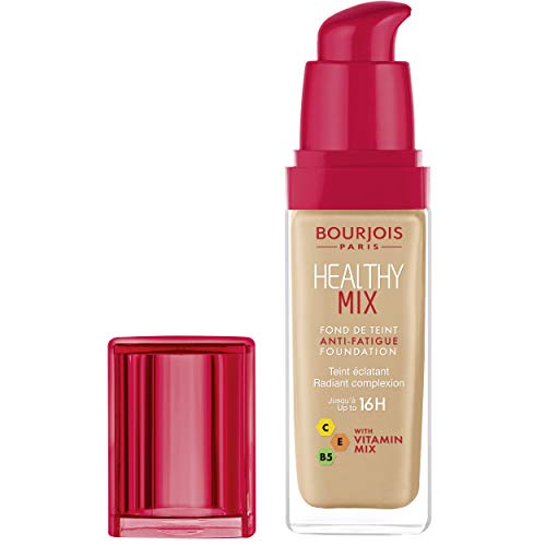Bourjois - Fond de Teint Healthy Mix - Anti-Fatigue et Révélateur d'Eclat - Teint Unifié, Frais et Hydraté - Longue Tenue - 54 Beige 30ml Bourjois - Fond de Teint Healthy Mix - Anti-Fatigue et Révélateur d'Eclat - Teint Unifié, Frais et Hydraté - Longue Tenue - 54 Beige 30ml