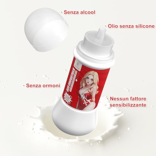 Lubrificante Intimo A Base D'acqua - Tra La Crema E Il Latte (200 Ml) | Gel Bianco Denso, Scorrevolezza Ultra-Liscia | Ipoallergenico, Per Donne, Uomini E Coppie (Donne) - 8