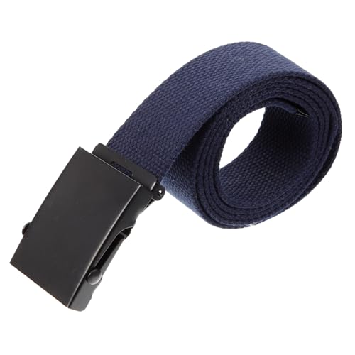 Men Canvas Waist Belt for Work Training Belt Comfortable Gentlemen Accessory for Casual and Formal Wear