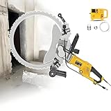 Elektrische Betonschneidemaschine, 5000 W, trocken nass Doppelzweck-Staub-Kreissäge, 2200 U/Min mit einstellbarer Tiefe für Wandjagd