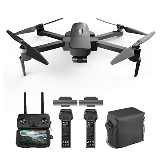 Hubsan Zino Pro Plus 4K Drone UHD Camera 3-Axis Gimbal GPS FPV RC Quadcopter with Carrying Bag, 8KM SyncLeas Transmission Brushless Motor Auto Return Home 39mins Flight Time