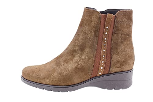 Bottine daim vert femme PieSanto 205977 pour un style élégant