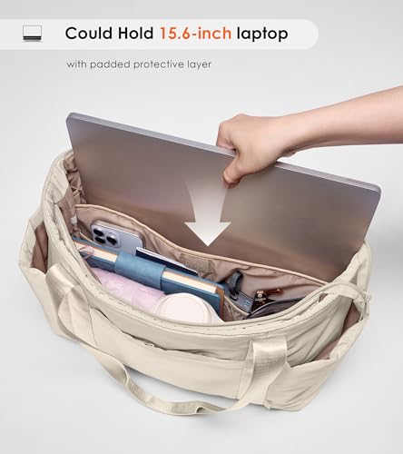 Bolso tote acolchado ligero para mujer con cierre miniatura 5