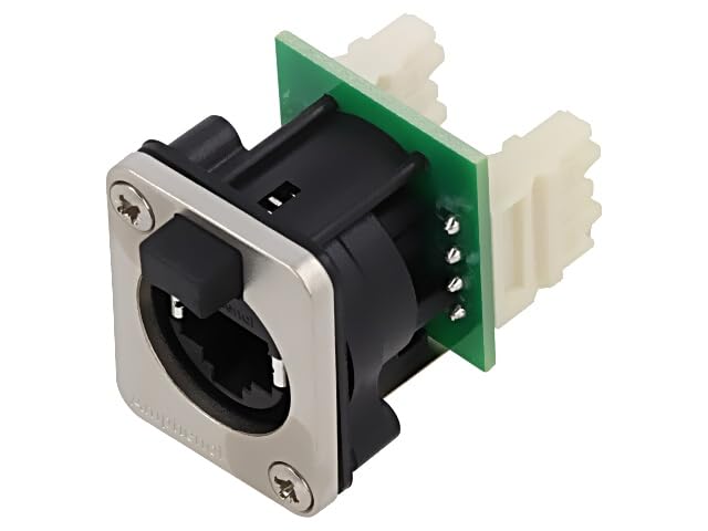 Embase Ethernet RJXS8FD5110 XLRnet connecteur de châssis D bornes IDC Amphenol