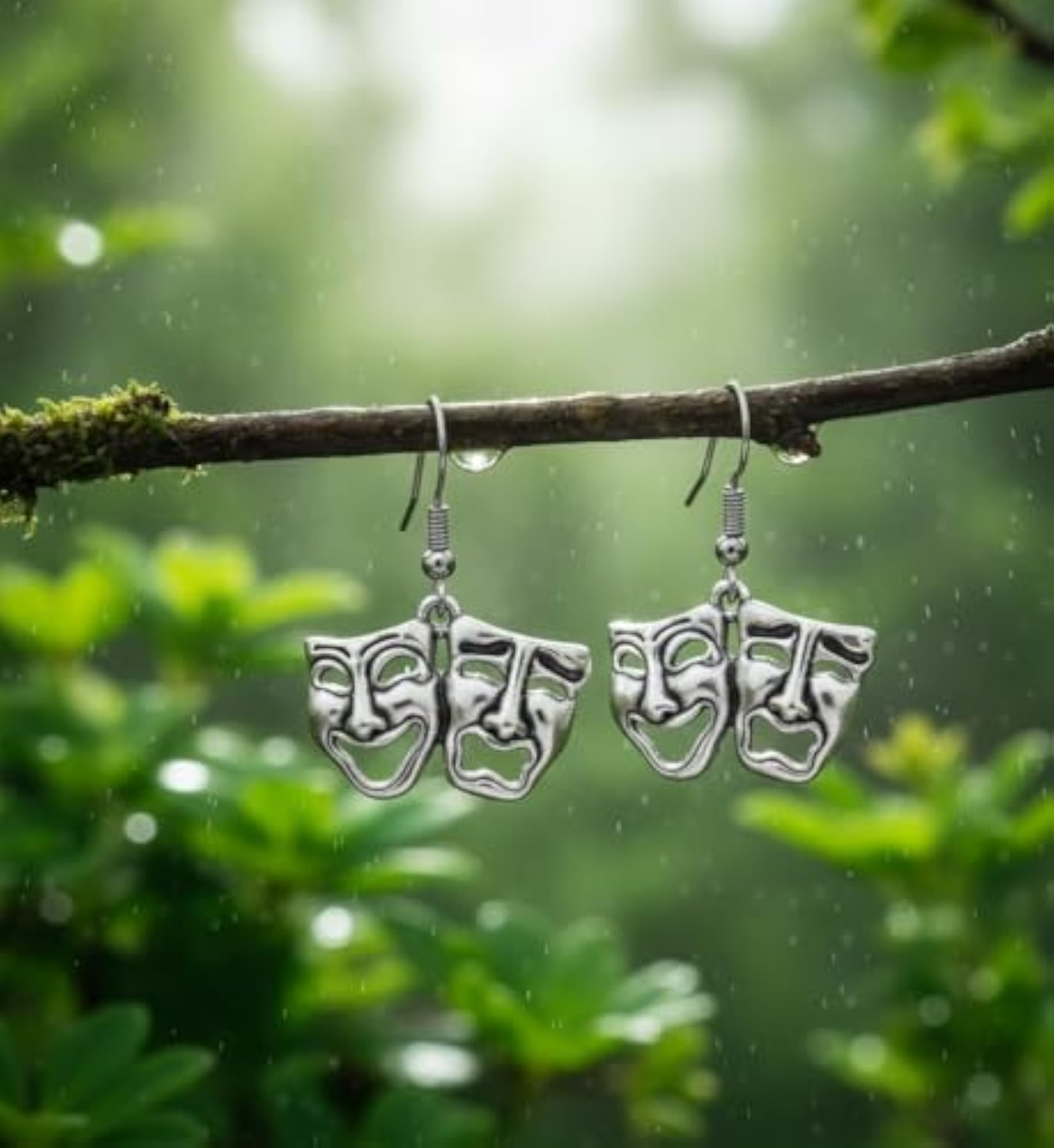 Stylish Silver Plated Charm Dangle Earrings for Women