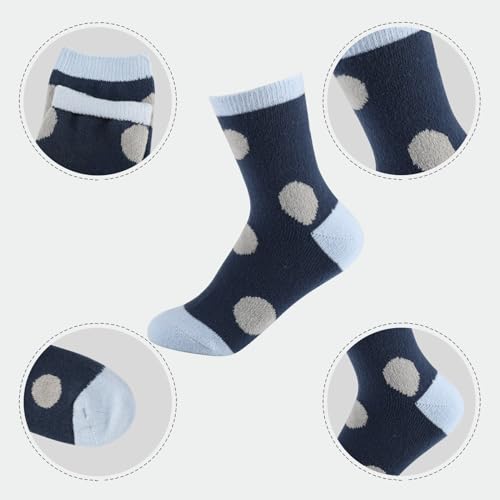 Calcetines de invierno para mujer tallas 36-40, pack de 4 pares con horma estrecha 4