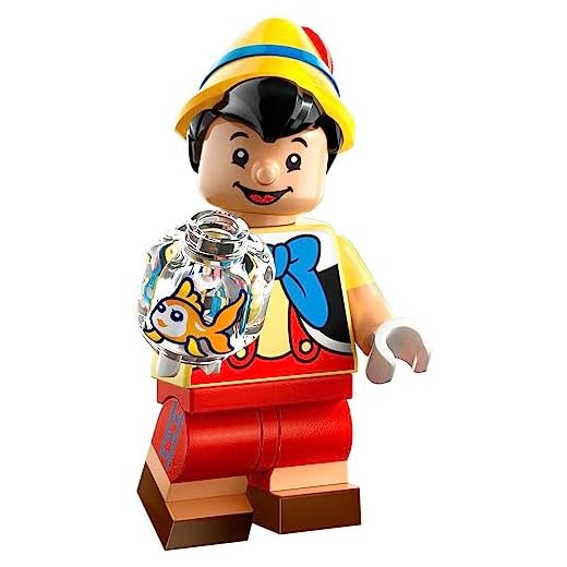 LEGO Minifigures Disney 100 - Elige 1 de 18 figuras diferentes 71038 (Pinocho con pecera)
