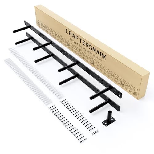 2pcs Large Shelf Brackets Long Floating Shelf Bracket Invisible Floating Shelf Hardware Heavy Duty Floating Mantel Brackets(43