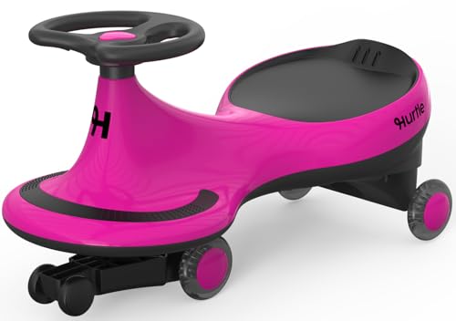 Hurtle Wiggle Drift Porteur Enfant sans Piles – Voiture à roulettes à Mouvement par Rotation, Intérieur et Extérieur, Développement de la Motricité