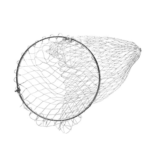 GRIRIW Portable Fishing Net Durable Mesh Wear Resistant Design for All Tensile Strength for Outdoor Fishing Activities
