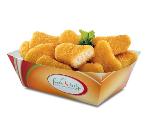 Snackschale"Fresh & Tasty" bedruckt, 500 St.
