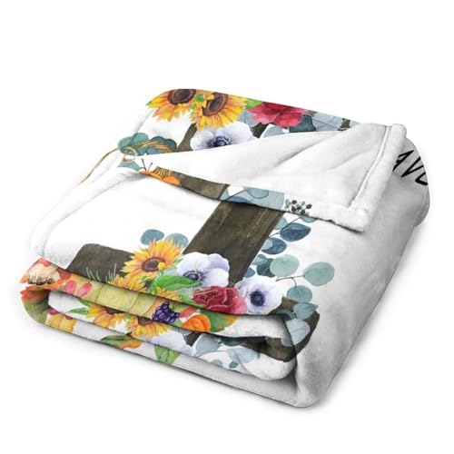 Couverture polaire Jésus en flanelle 127x152 cm d'automne - 4